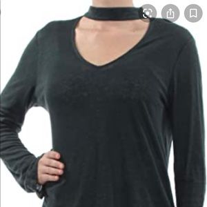 Sanctuary Genavieve Linen Choker Top M